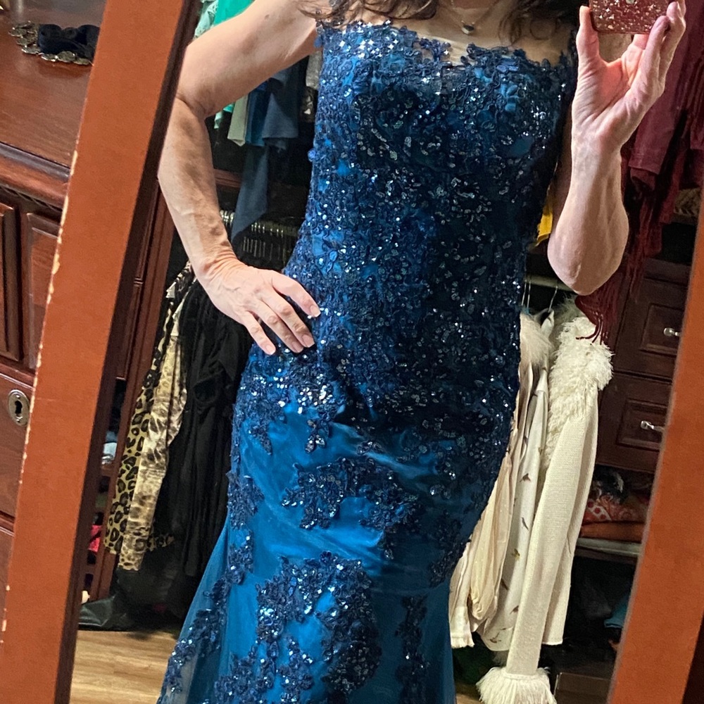 Sequin ball gown